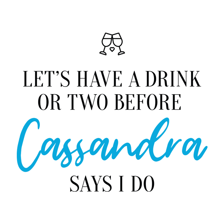 A Drink Or Two Wine Label - zoom view'