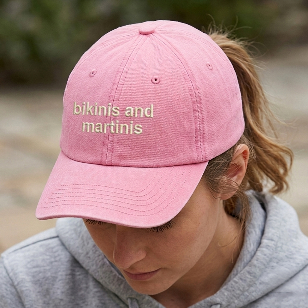 Bikinis and Martinis Premium Vintage Caps 