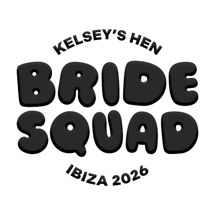 Bride Squad Puff Print T-Shirt - zoom view'