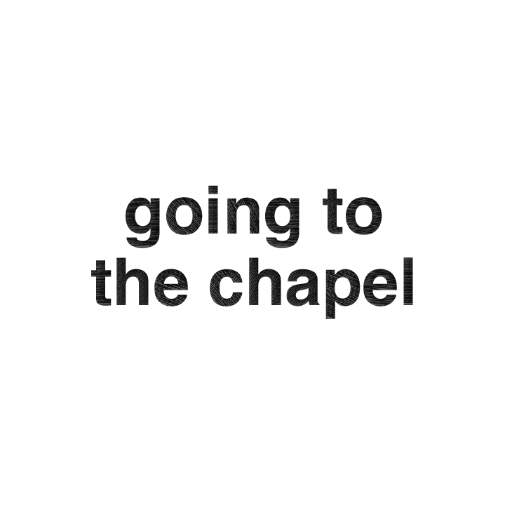 Going to the Chapel Hen Cap - zoom view'