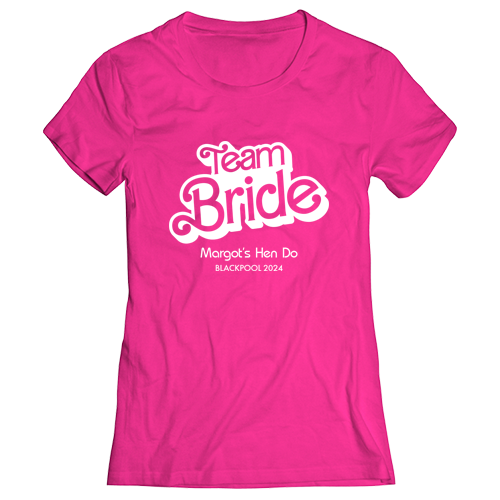 Team Bride - Pink hen party design Art Board Print for Sale by  noveltytshirts