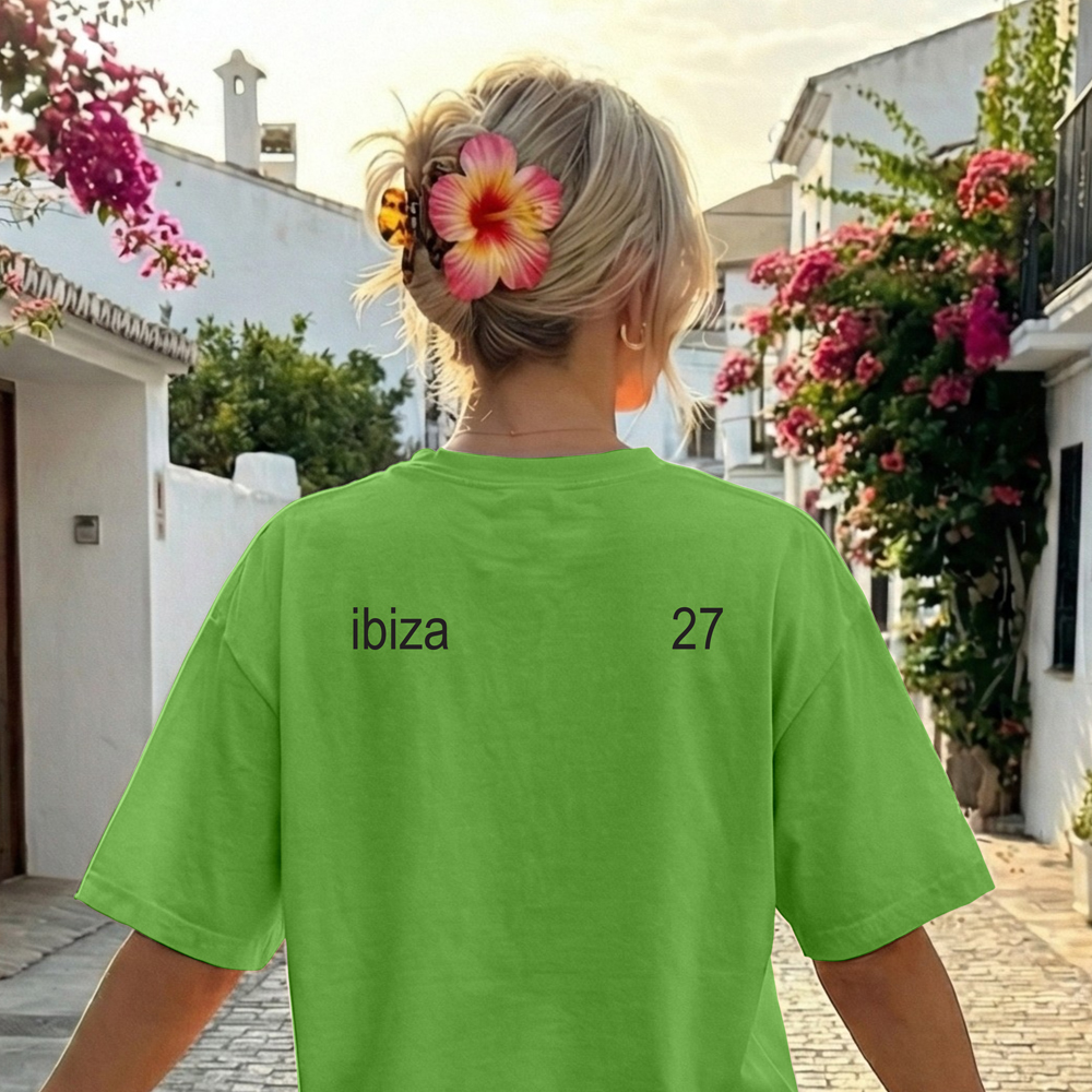 The back of a white t-shirt that reads name here along with the number 11