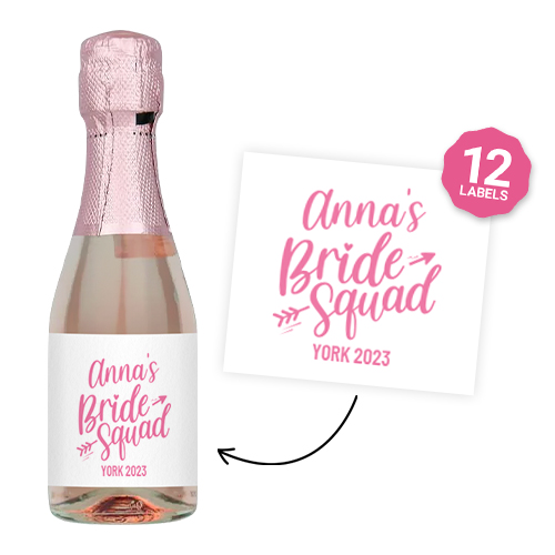 Bride Arrow Wine Label