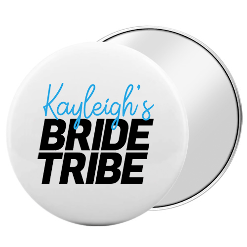 Bride Tribe Neon Pocket Mirror
