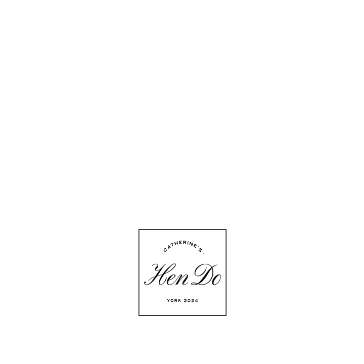 Champagne Hen Wine Label - front view