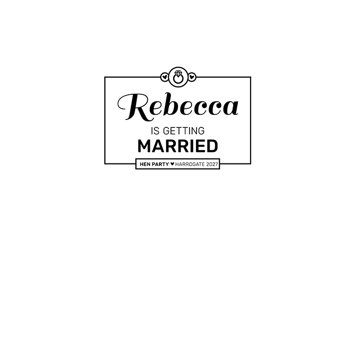 Hen Emblem T-Shirt - back view'