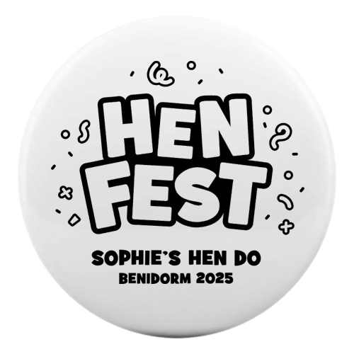 Hen Fest Badge