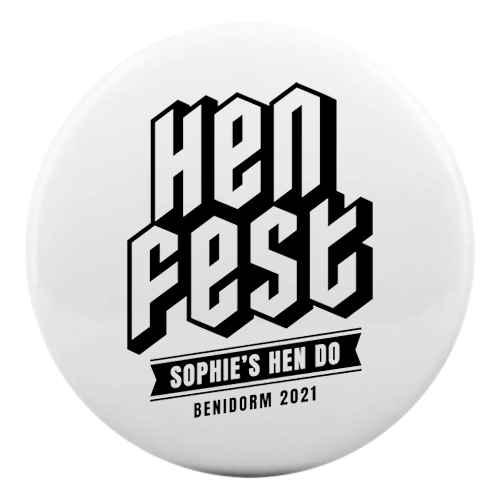 Hen Fest Badge