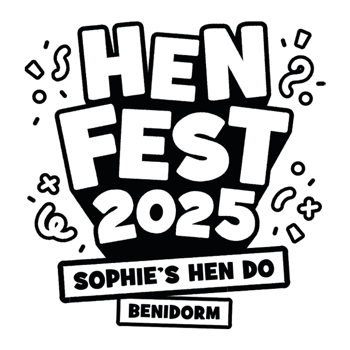 Hen Fest Wine Label - zoom view'