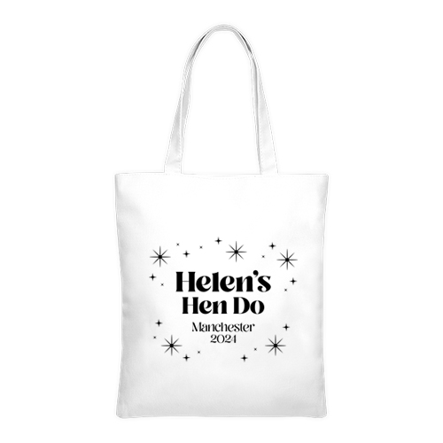 Hen Party Stars Tote Bag
