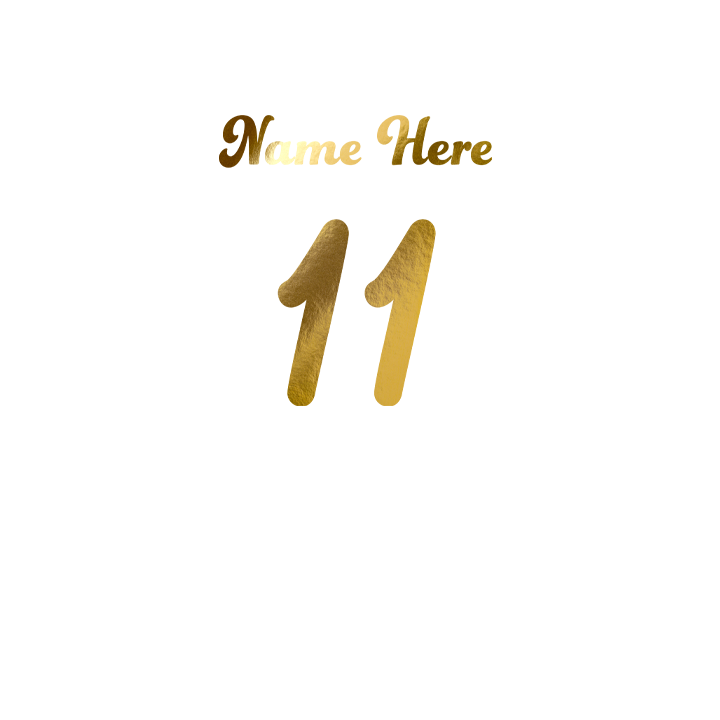 Let's Go Girls Foil Print T-Shirt - back view'