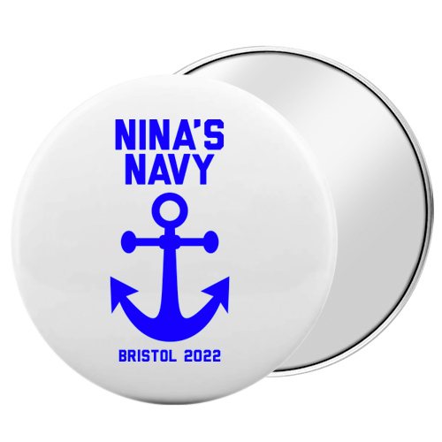 Navy Pocket Mirrors