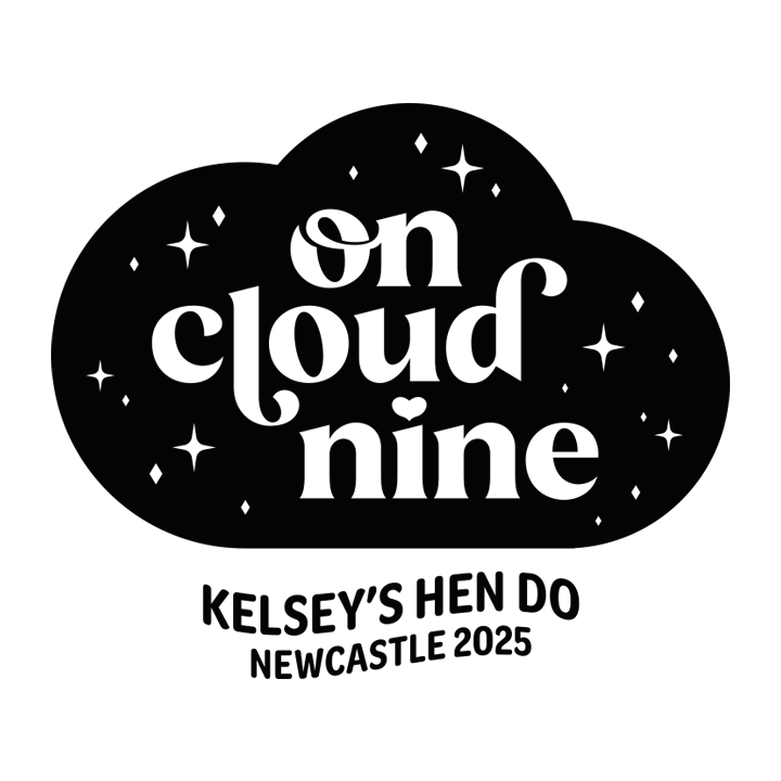 On Cloud Nine Wine Label - zoom view'