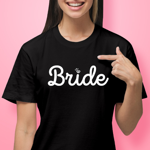 Bride T-Shirt - Diamond Design T-Shirt