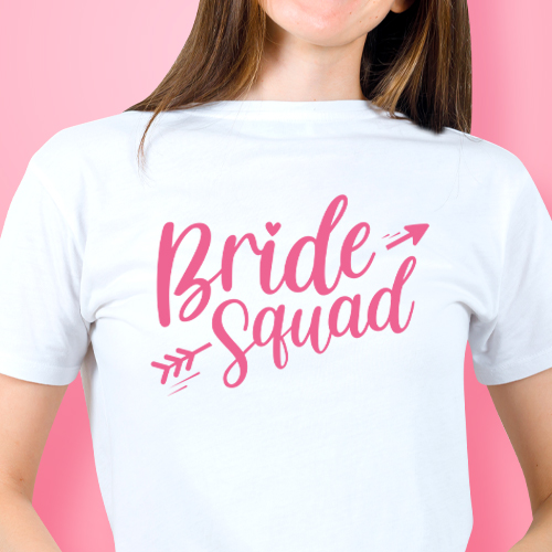 Bride Squad T-Shirt - Arrow Design T-Shirt