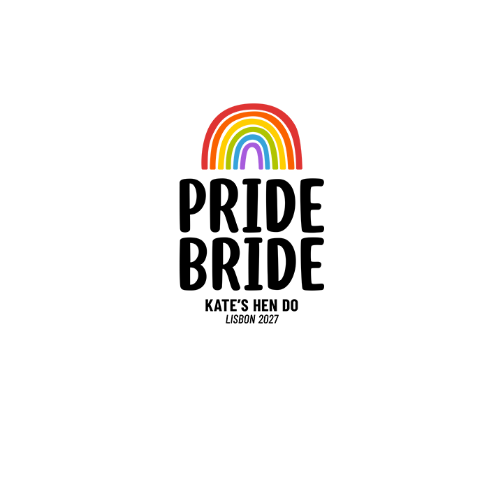 Pride Bride T-Shirt - front view