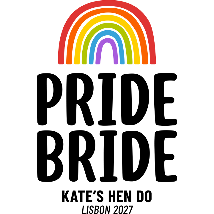 Pride Bride T-Shirt - zoom view'