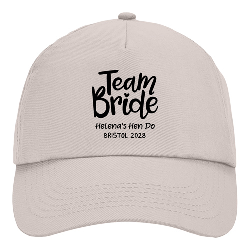Team Bride Bucket Hats & Caps