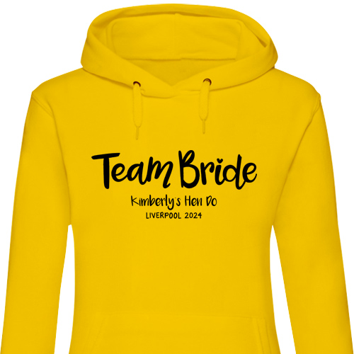 Team Bride Hoodie