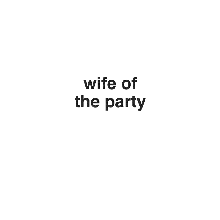 Wife of the Party Hen Cap - front view