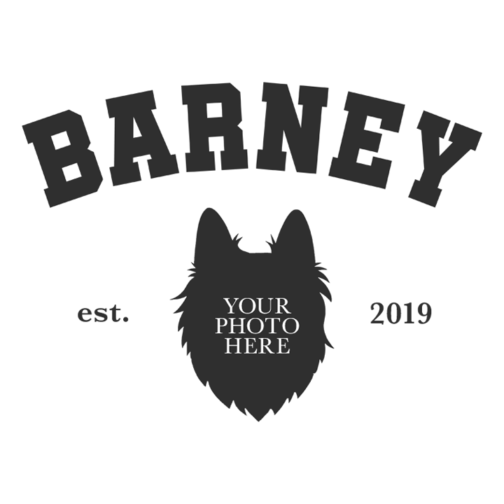 Pet Varsity Style Embroidery T-Shirts - Custom - zoom view'