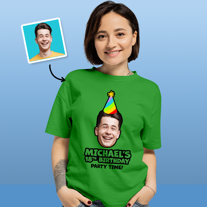 Birthday Party Hat - 18th T-Shirt
