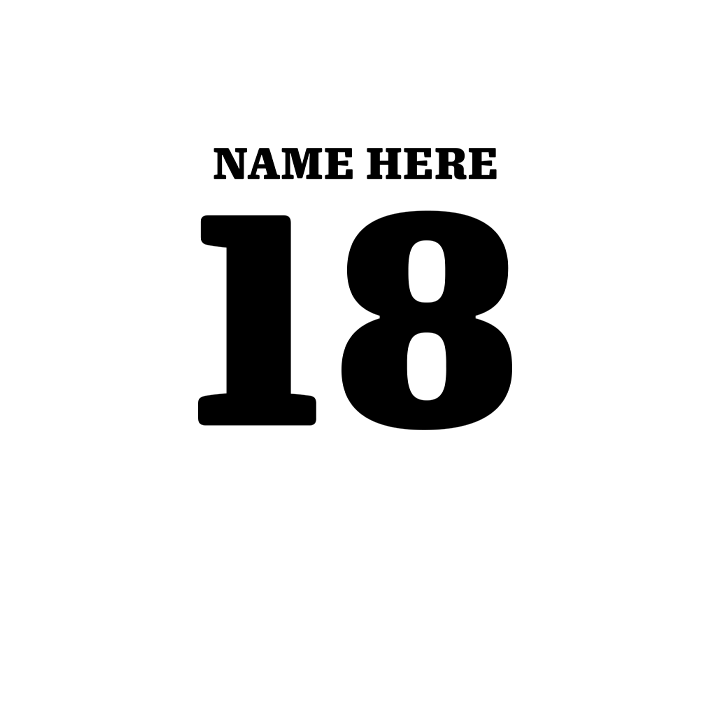 Moretti Birthday - 18th T-Shirts - Custom - back view'