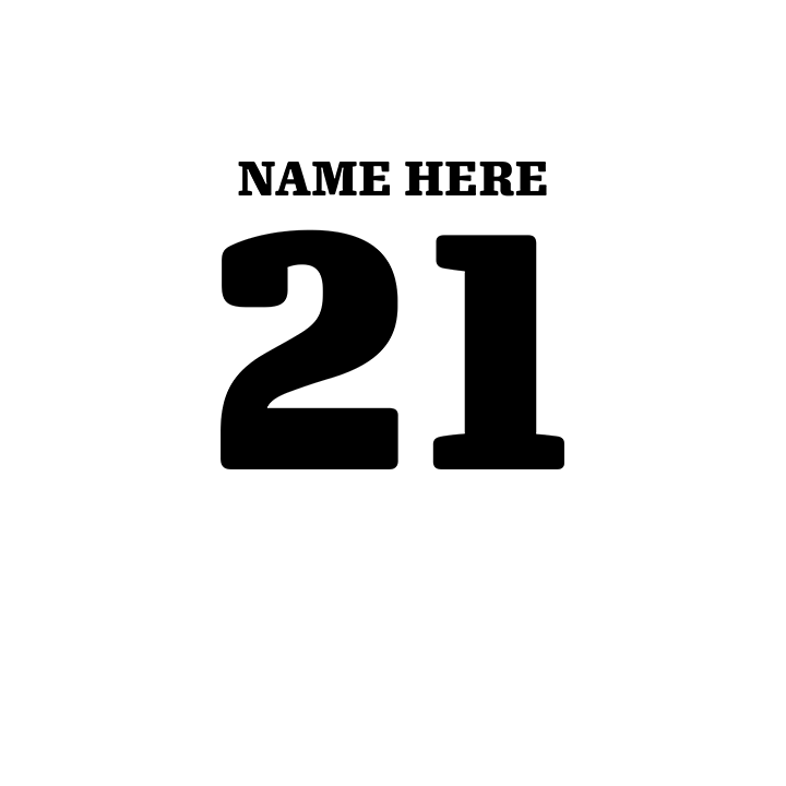 Moretti Birthday - 21st T-Shirts - Custom - back view'