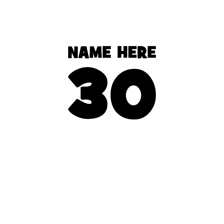 Birthday Crown - 30th T-Shirts - Custom - back view'