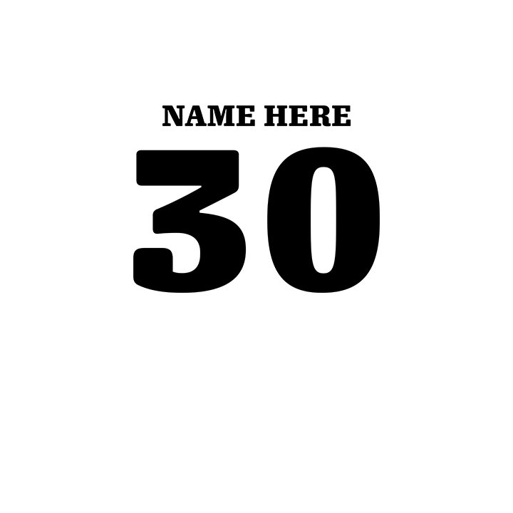 Moretti Birthday - 30th T-Shirts - Custom - back view'