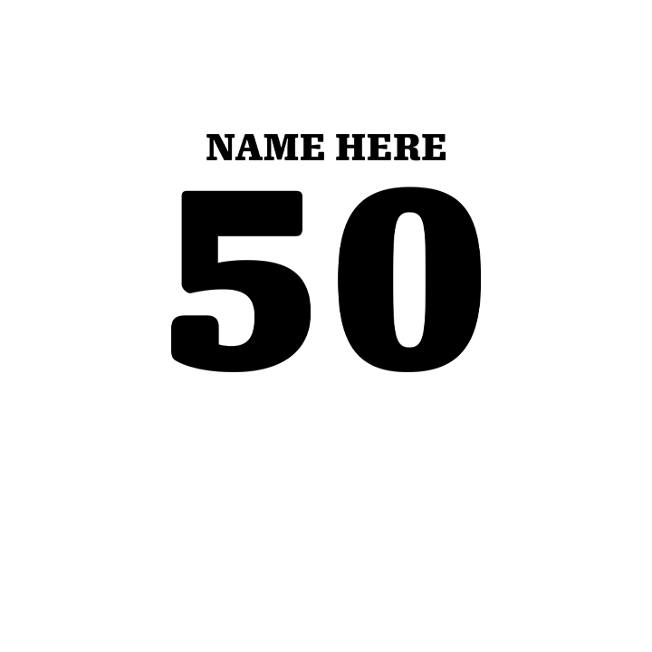 Moretti Birthday - 50th T-Shirts - Custom - back view'