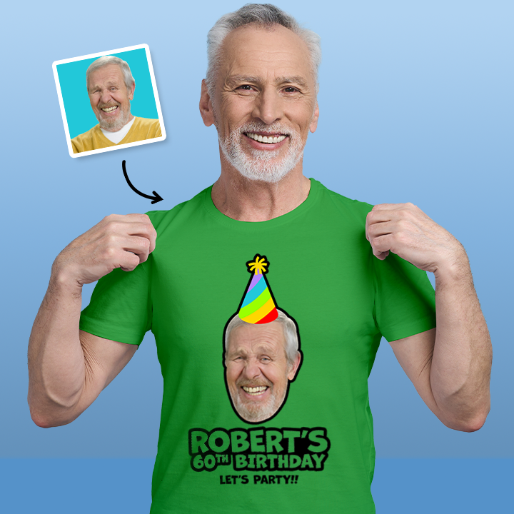 Birthday Party Hat - 60th T-Shirt