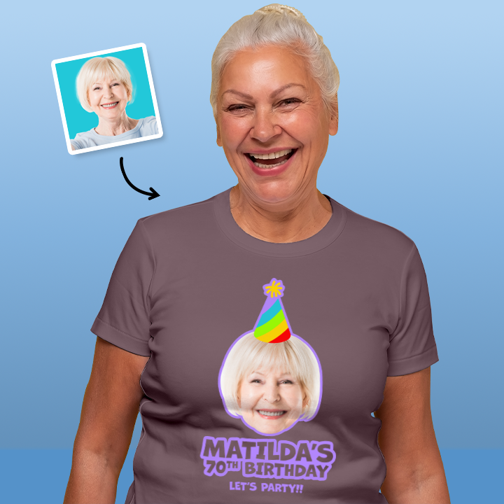 Birthday Party Hat - 70th T-Shirt