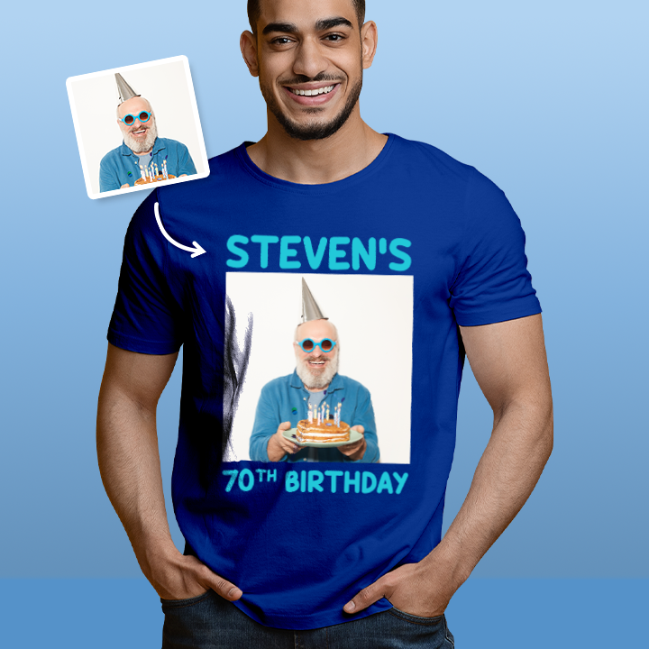 Birthday Photo - 70th T-Shirt