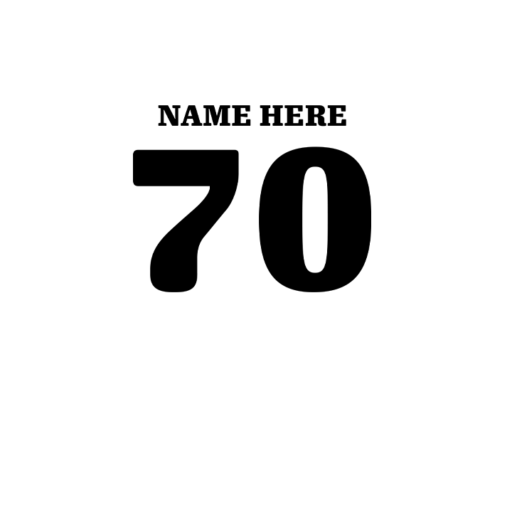 Moretti Birthday - 70th T-Shirts - Custom - back view'