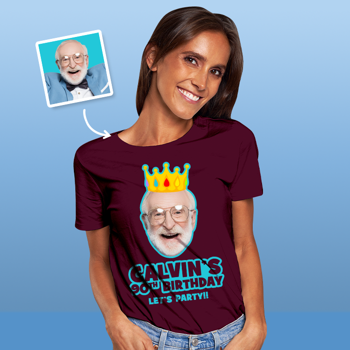 Birthday Crown - 90th T-Shirt