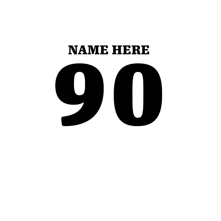 Moretti Birthday - 90th T-Shirts - Custom - back view'