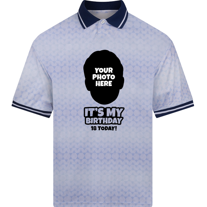 Birthday Football Photo Print - 21st T-Shirt - front view