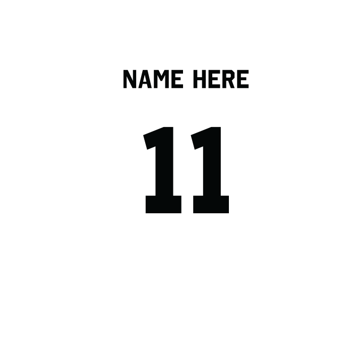 Football Team Kit T-Shirt - back view'