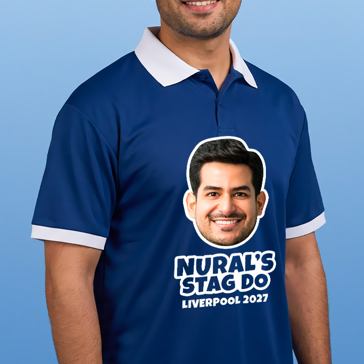 Football Photo Print T-Shirt