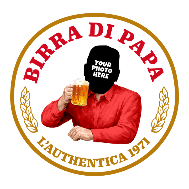 Birra Di Papa Glassware - zoom view'