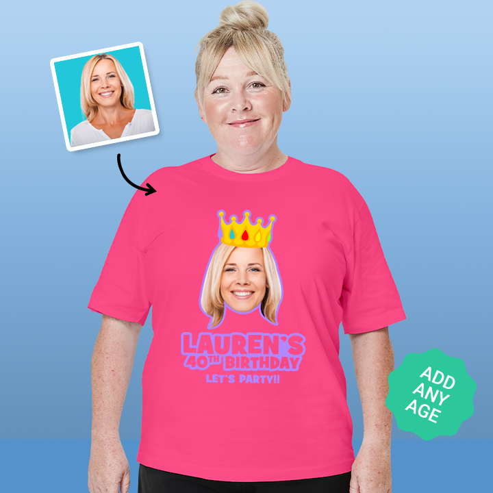 Birthday Crown - Any Age T-Shirts - Custom