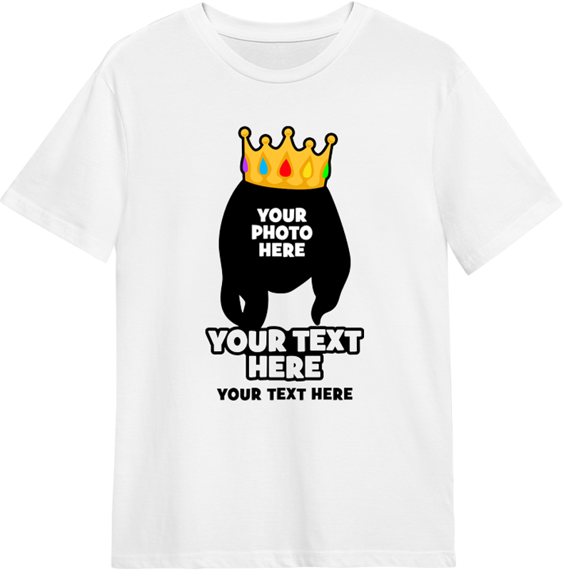 Birthday Crown T-Shirt - front view