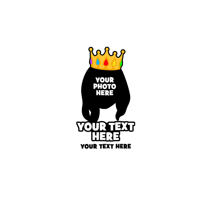 Birthday Crown T-Shirt - front view