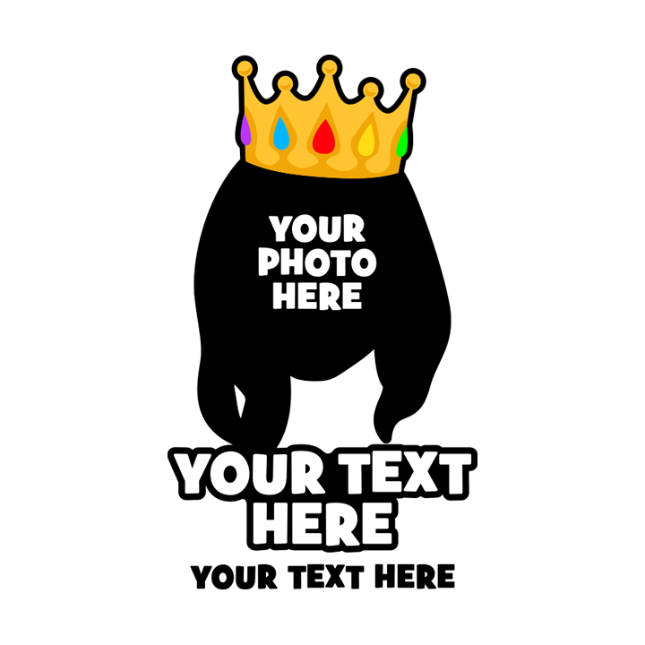 Birthday Crown T-Shirt - zoom view'