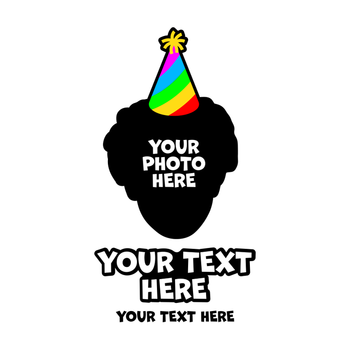 Birthday Party Hat T-Shirt - zoom view'