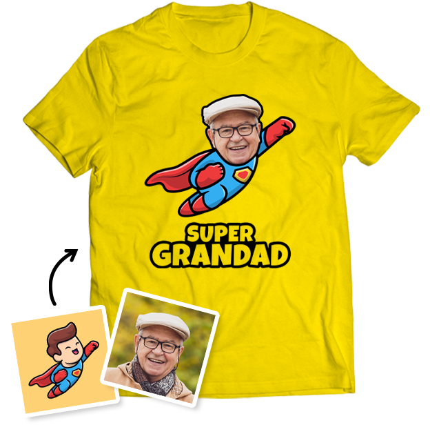 Design Your Own T-shirt – Photo, Picture, Text on Yellow T-shirt