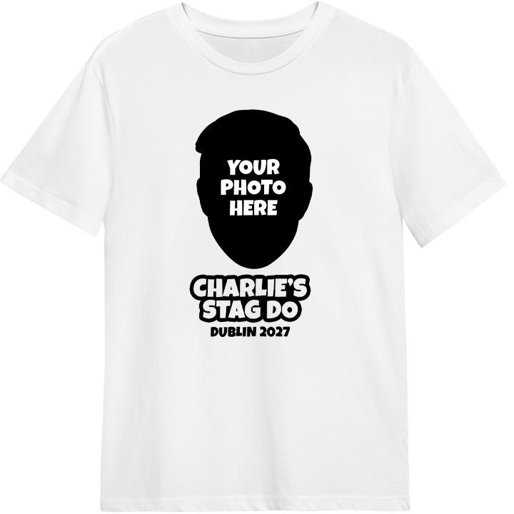 Double Photo Print T-Shirt - front view