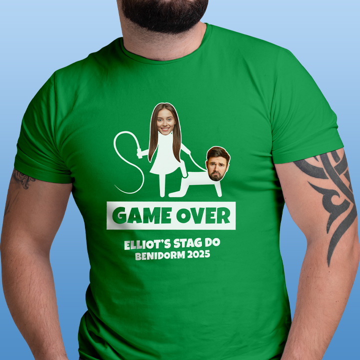 Game Over Photo Print T-Shirts