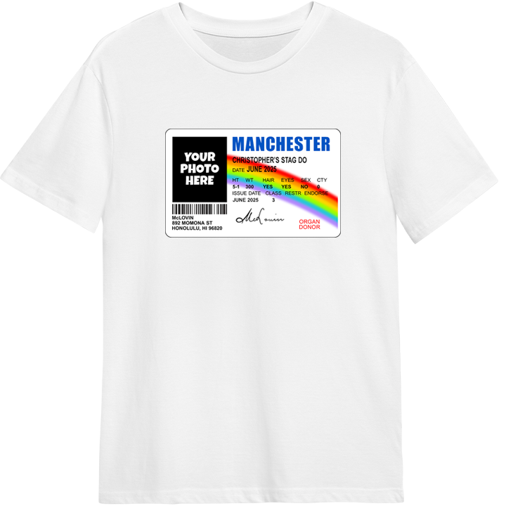 McLovin Superbad Photo Print T-Shirt - front view